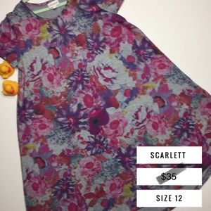 NWT Lularoe SCARLETT Kid’s dress - 8